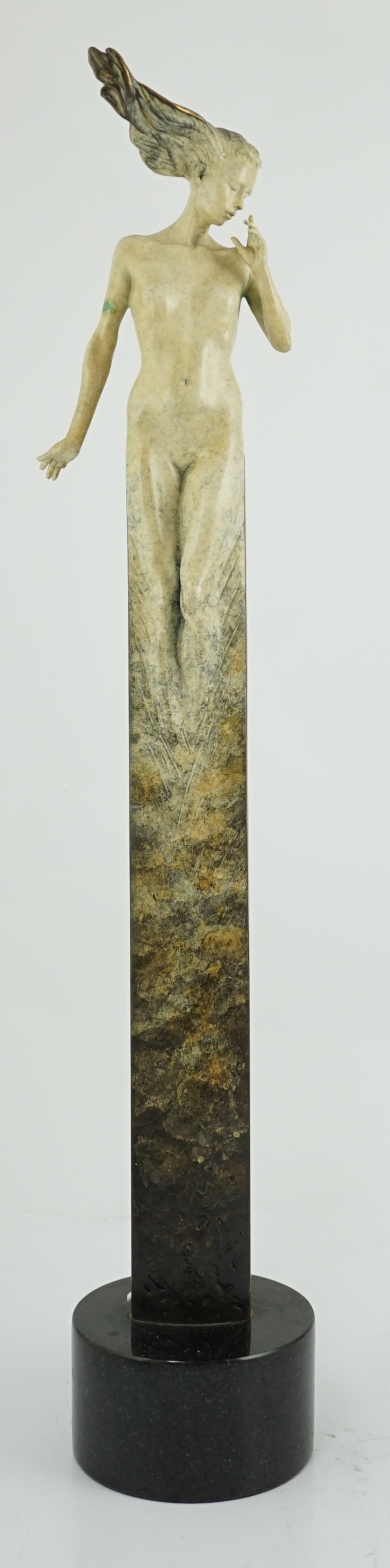 Carl Payne (English, 1969-2021), limited edition bronze sculpture, 'Speak No Evil'